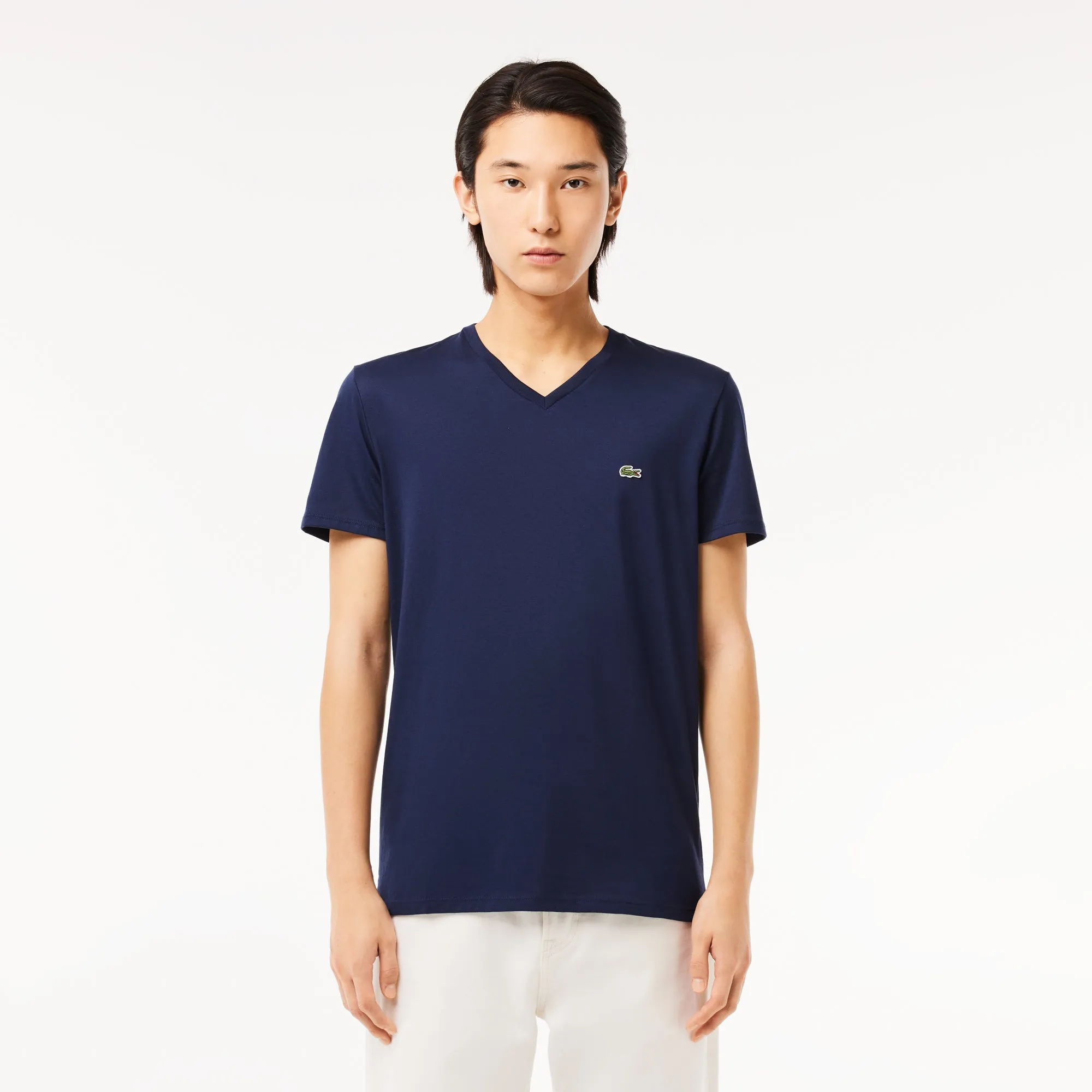 V Neck Cotton Pima T-shirt