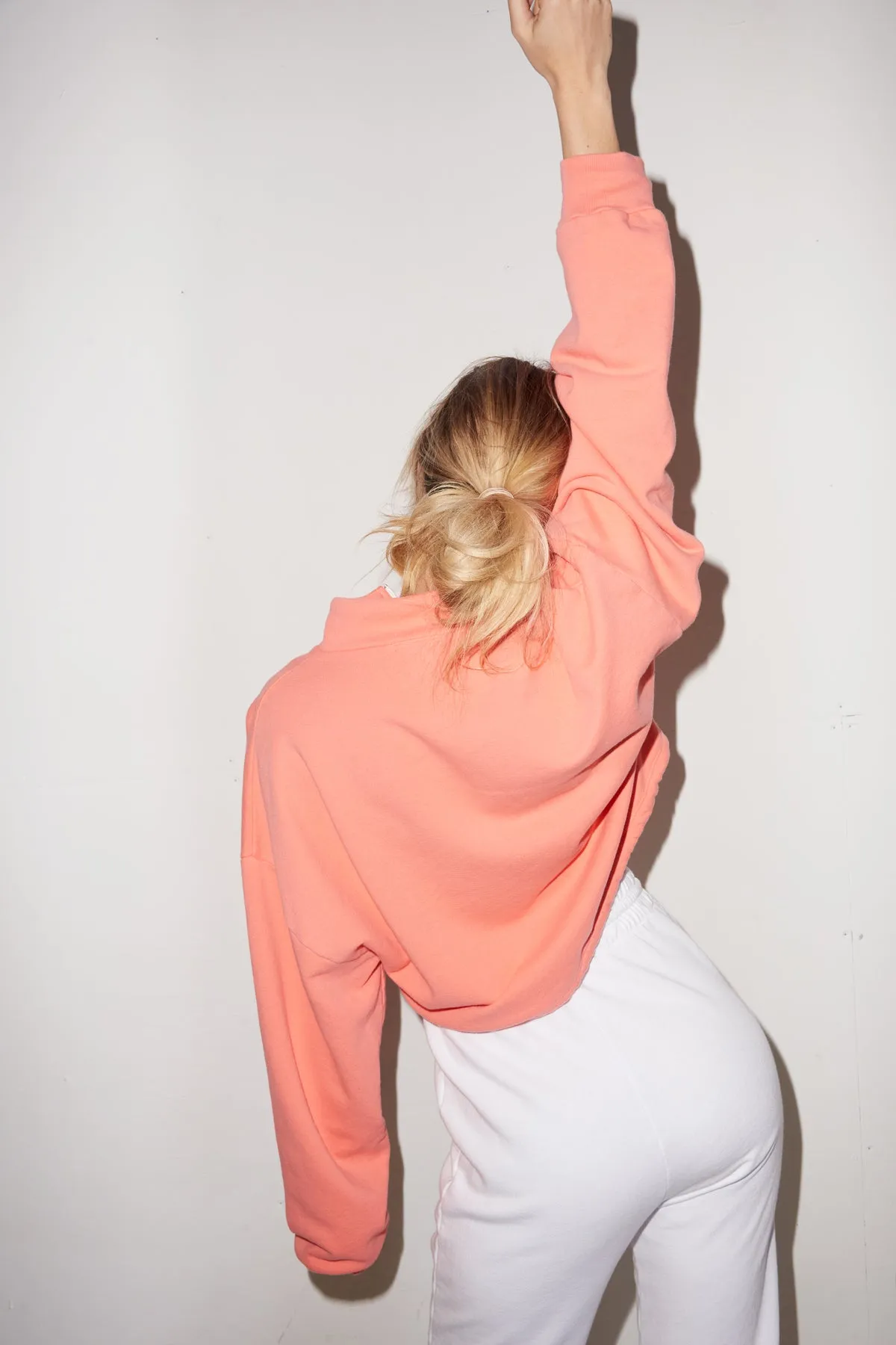 Volley Sweatshirt - Living Coral