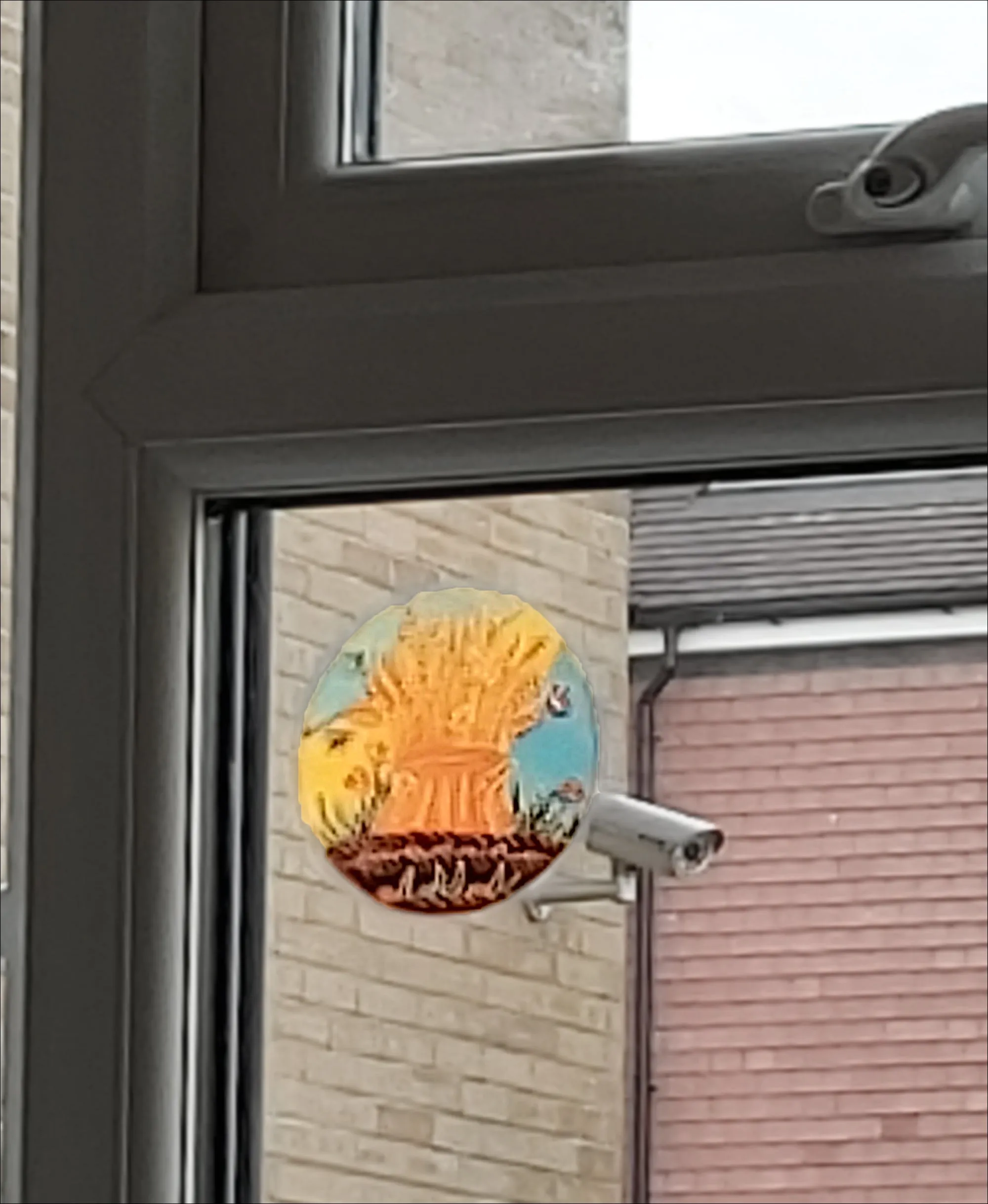 Wheat Sheaf Window Cling for Thanksgiving & Harvest