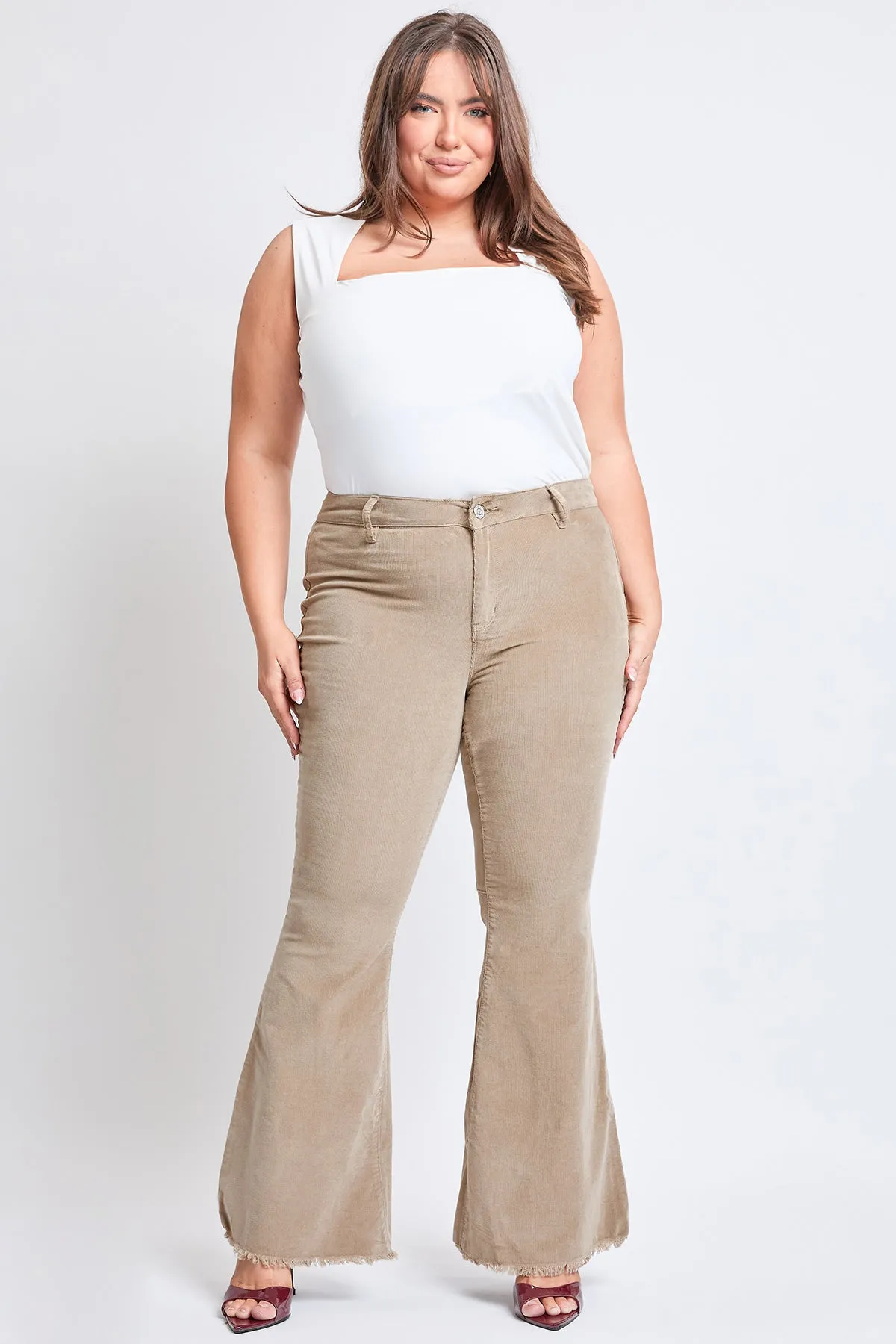 Women's Plus Corduroy Flare Pants