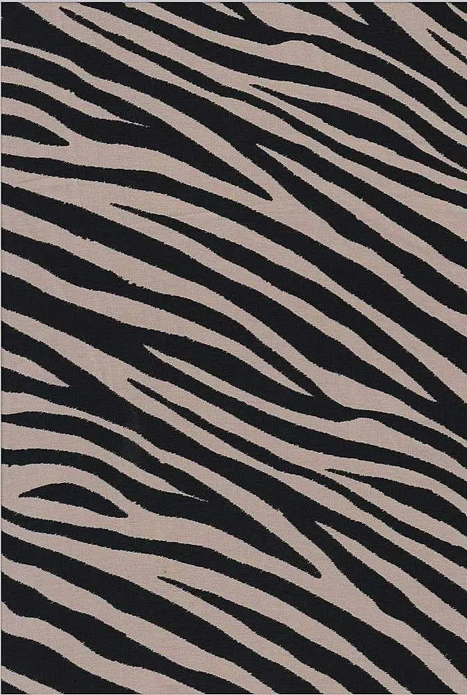 ZEBRA PRINT ON SATIN CHIFFON [NFA181136B-035]