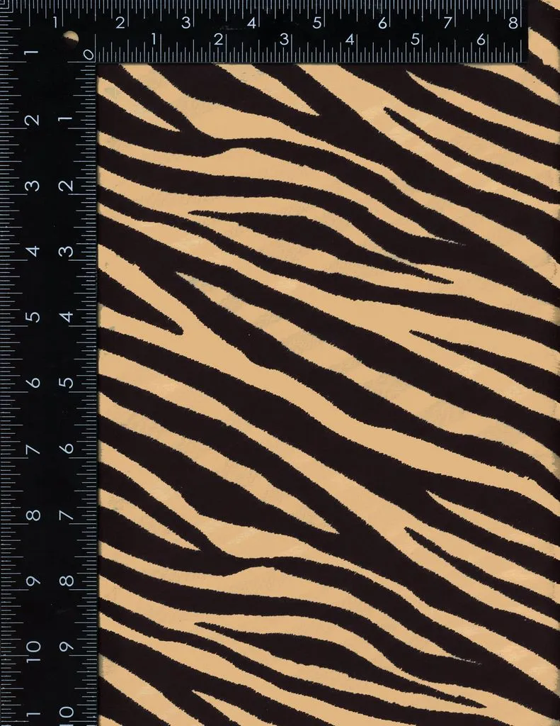 ZEBRA PRINT ON SATIN CHIFFON [NFA181136B-035]